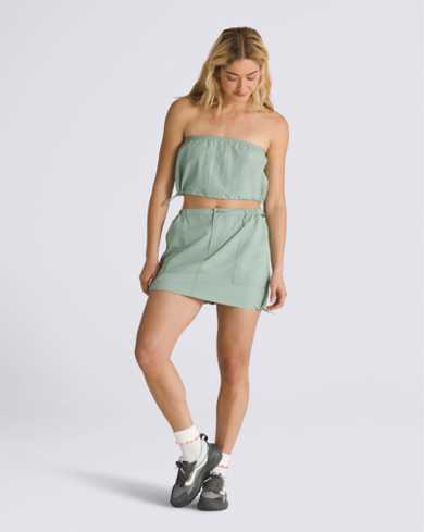 Riley Nylon Mini Skirt