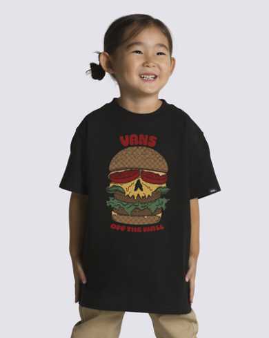 Little Kids Skullburger T-shirt