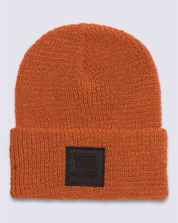 MTE Wildthorn Beanie in rust orange.