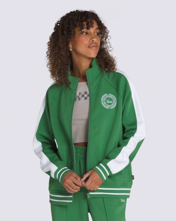 Relay Track Jacket in green.