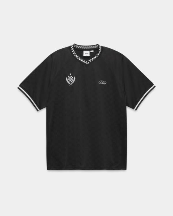 Premium Hooligan Field Short Sleeve Jersey in black.