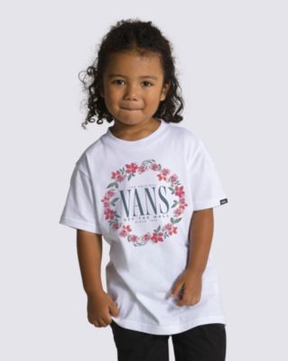 Vans Little Kids Laurel Floral T-shirt(white)
