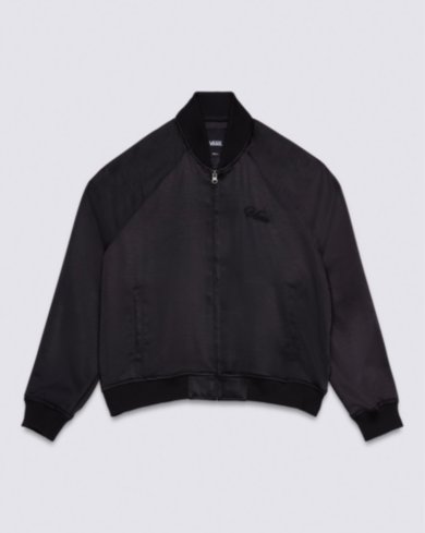 Vans satin bomber jacket outlet