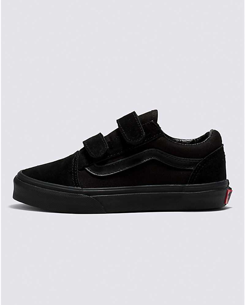 Vans | Kids Old Skool V Black/Black Shoes