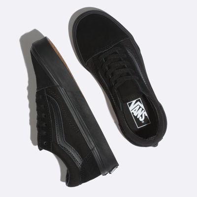 vans canvas all black