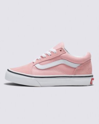 Vans Kids Old Skool Shoe(powder Pink/true White)
