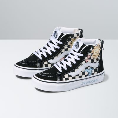 high top vans zipper