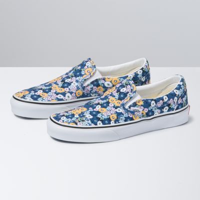 vans slip on solid colors