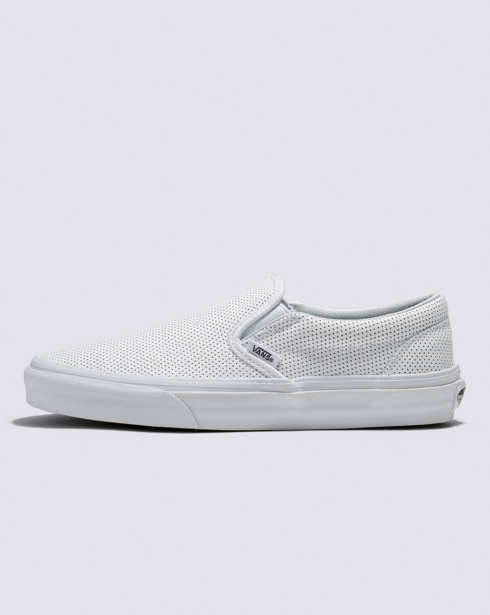 Vans Perf Leather Slip-On Shoe (white)