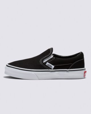 Vans Kids Slip-on Shoe(black/true White)