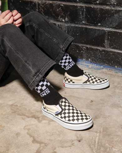 Kids Slip-On Checkerboard Shoe