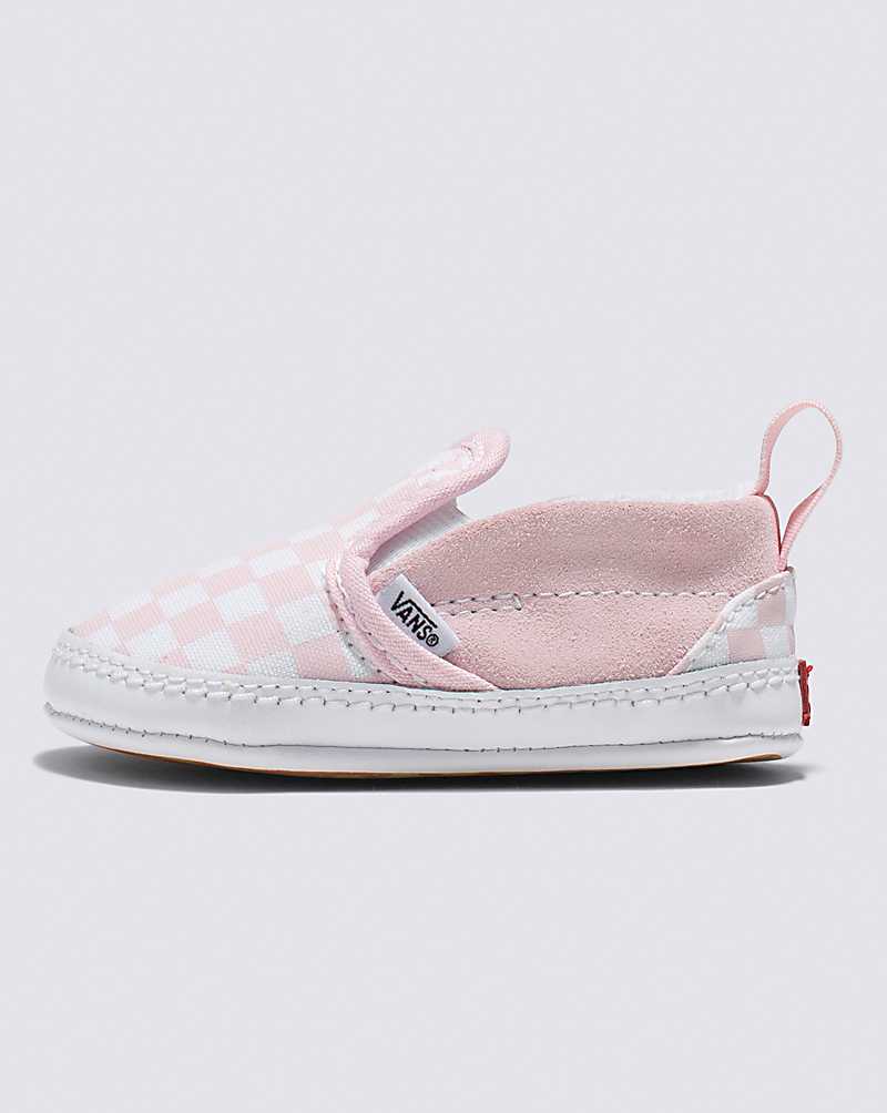 Shoes | Crib Infant Vans V Slip-On Checkerboardblshngbrdtrwt