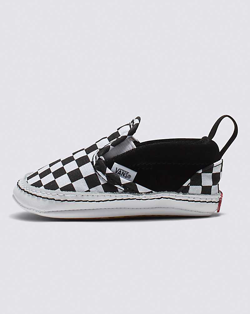 Slip-On V Crib Checker Shoe