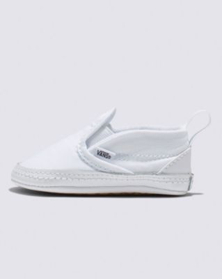 Vans Infant Slip-on V Crib Shoe(true White/true White)