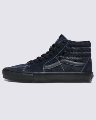 Sk8-Hi Flame Suede Shoe in Black/White | Vans