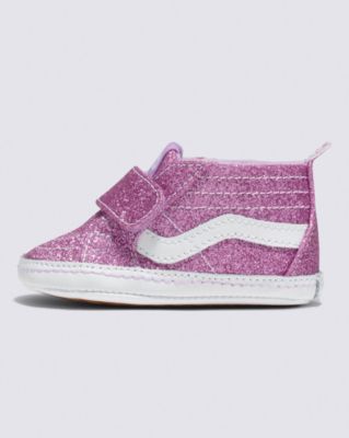 Infant Sk8-Hi Crib Glitter Shoe(Lilac)