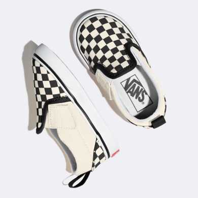 Toddler Checkerboard Slip-On V Shoe