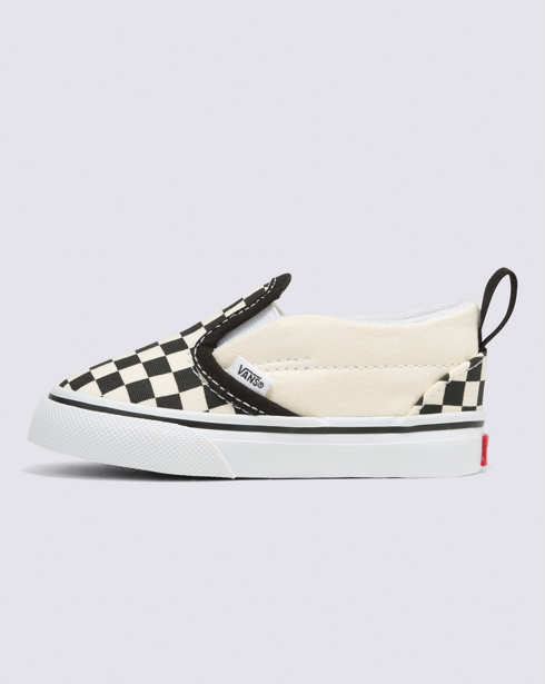 Vans | Kids Classic Checkerboard Slip-On Black/White Shoes