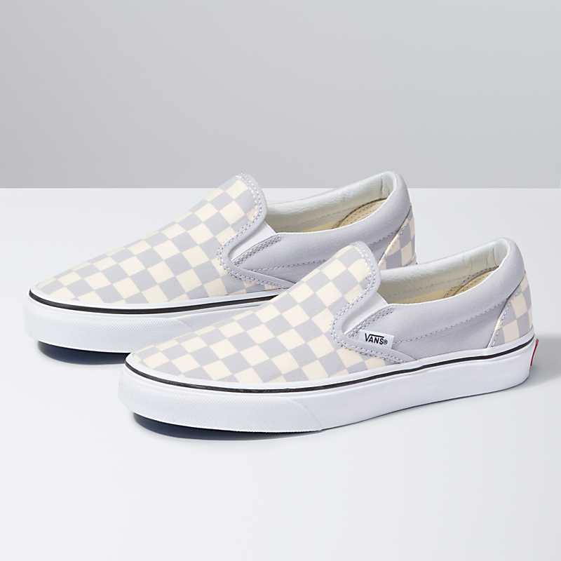 Vans | Classic Checkerboard Slip-On Grey Dawn/True Shoe