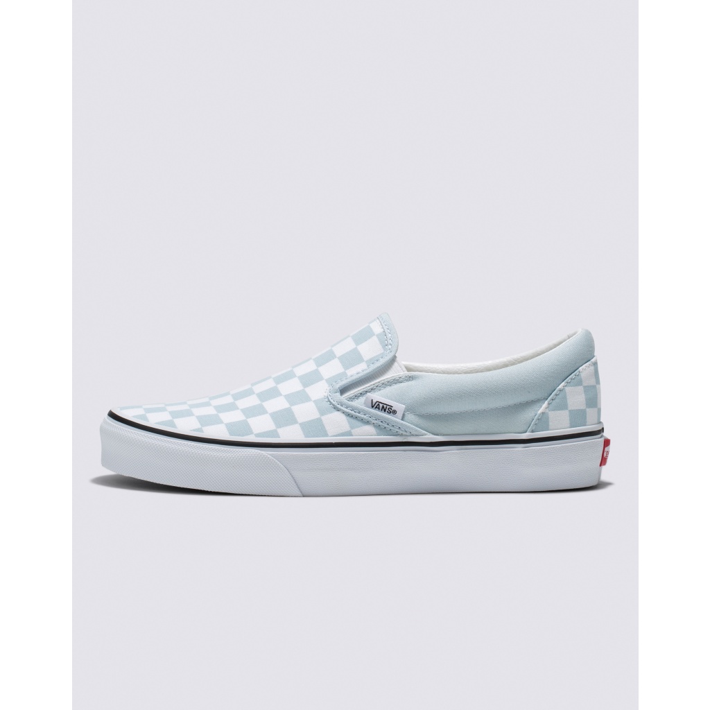 Acercarse Tiranía editorial Vans | Classic Checkerboard Slip-On Baby Blue/True White Shoe