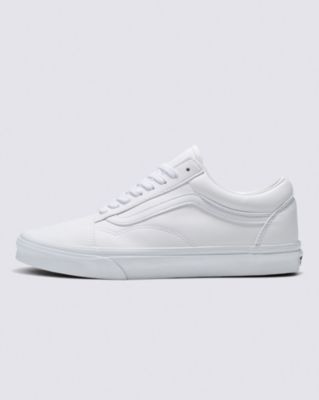 Vans Classic Tumble Old Skool Shoes ((classic Tumble) True White) Unisex White