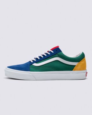 Old Skool Vans Yacht Club Shoe(Blue/Green/Yellow)