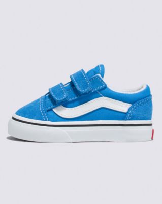 Vans Toddler Old Skool V Shoe(brilliant Blue)