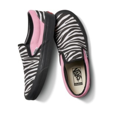 Customs Zebra Slip-On