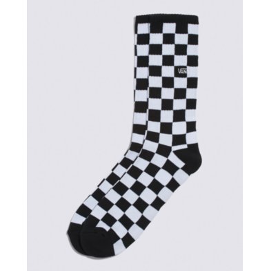 Checkerboard Crew Sock Size 6.5-9