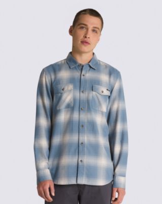 Box Flannel Long Sleeve Buttondown Shirt