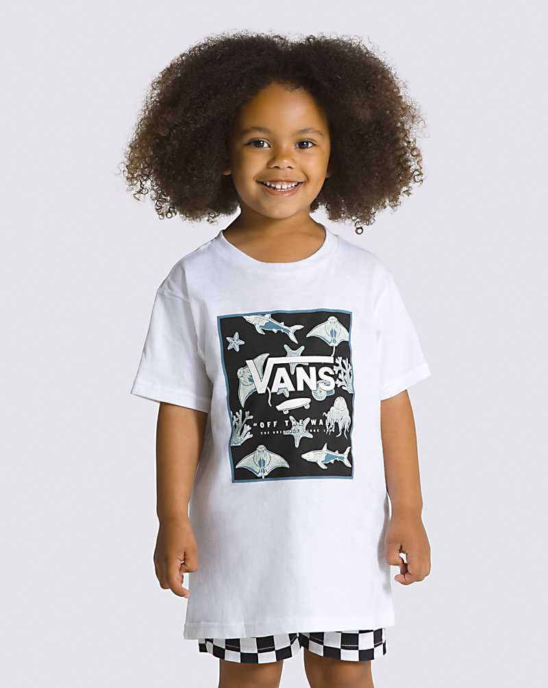 Little Kids T-Shirt Box Print