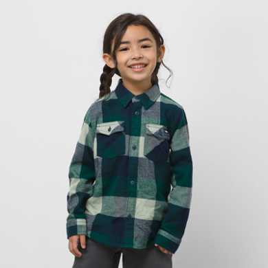 Little Kids Box Flannel Buttondown Shirt