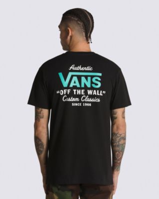 Vans Holder Street Classic T-shirt(black/white/waterfall)