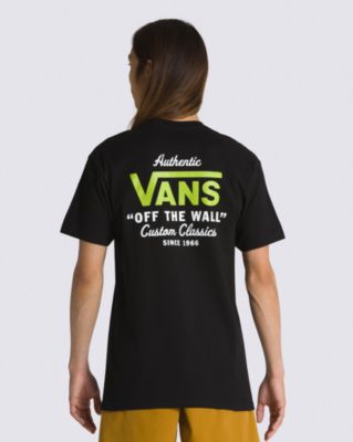 Vans Holder Classic T-shirt(black/lime Green)