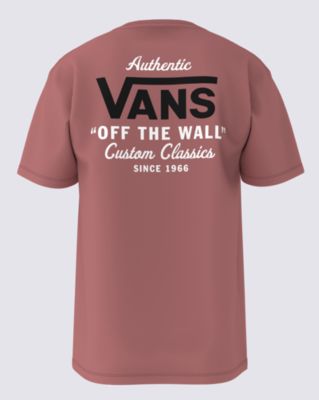 Vans Holder St Classic T-shirt (withered Rose) Men Pink