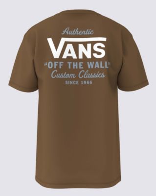 Vans Holder St Classic T-shirt (coffee Liqueur-white) Herren Braun