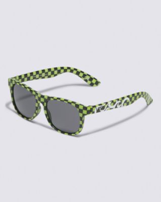 Kids Spicoli Bendable Sunglasses(Black/Lime Green)