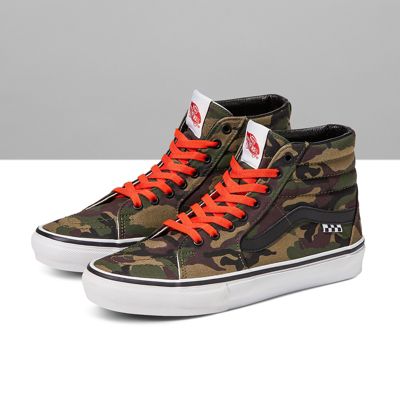 vans camo shoes