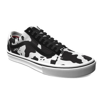 cow print vans old skool