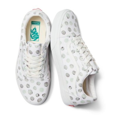 Customs Recycled Materials Watercolor Dots Old Skool