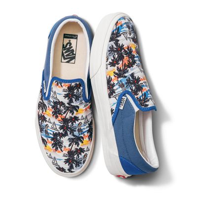 vans aloha slip on