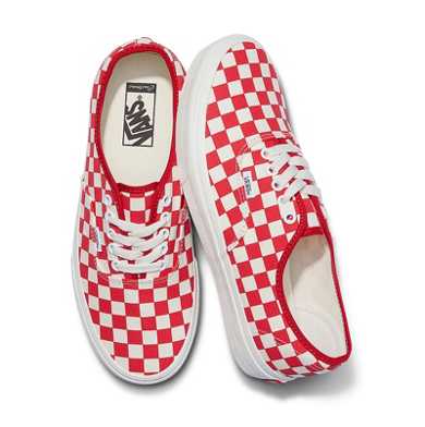 Customs Racing Red Checkerboard Authentic Wide