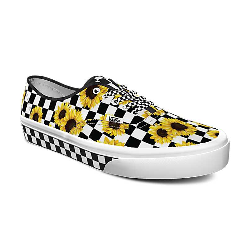Customs Checkerboard Sunflowers Authentic
