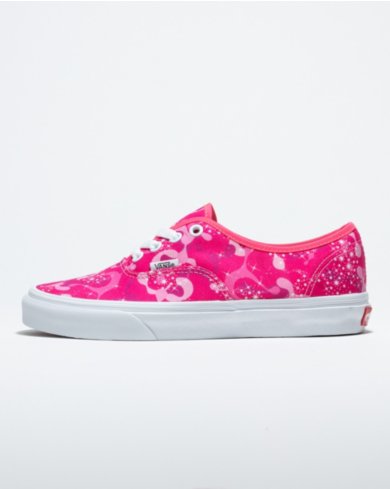 Customs Neon Pink Sparkle Swirl Authentic in Customs Vans Canada