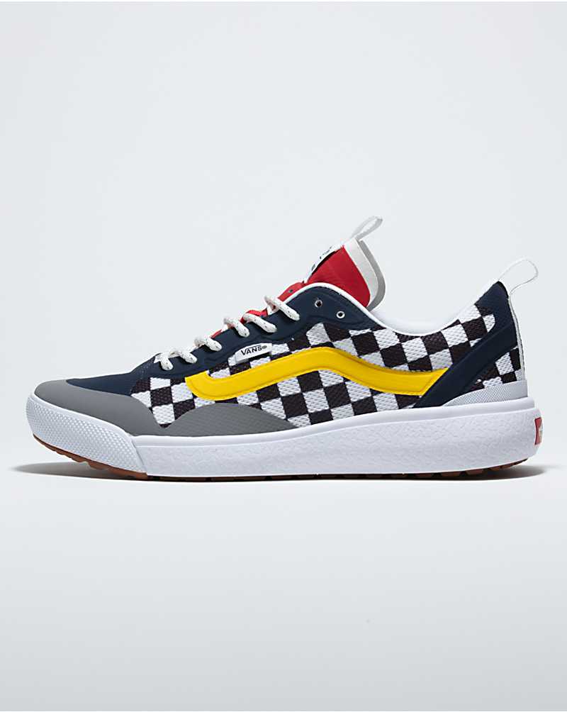 Vans, Shoes, Vans Custom Yellow Checkered Skater Shoes