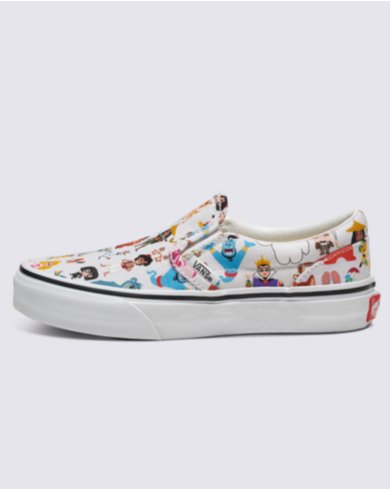 Vans Customs x Disney 100 Multi Character Kids Slip On Shoe