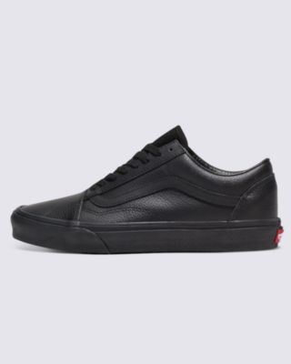 Vans Customs Elevated Black Leather Old Skool Shoe(customs)