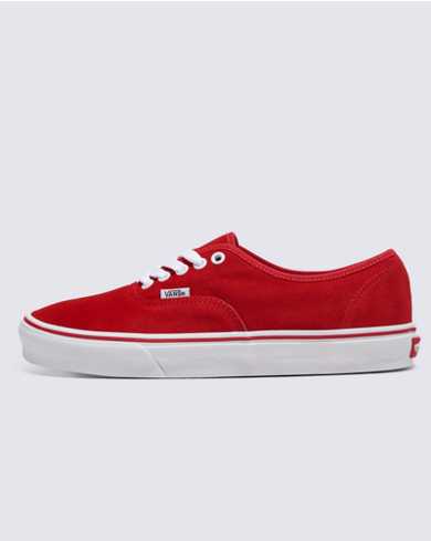 Customs Elevated Racing Red Suede Authentic Shoe
