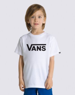 Vans Kleine Kinder Classic Kinder T-shirt (2-8 Jahre) (white-black) Little Kids Weiß