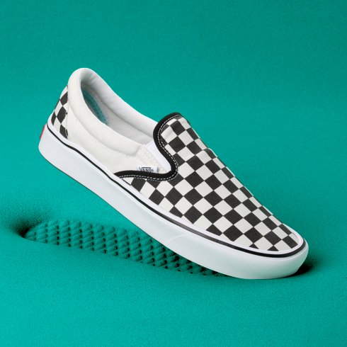 Vans | Classic Checkerboard Slip-On Black/Black Shoe